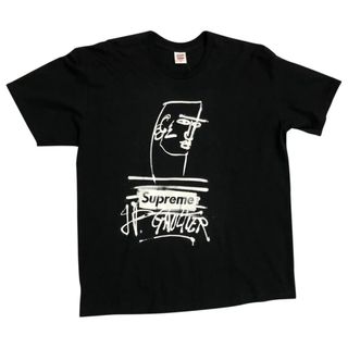 Camiseta Supreme x Jean Paul Gaultier Negra
