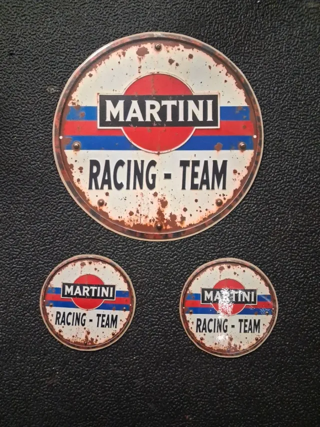 Set 3 Adesivi Martini Racing Team 