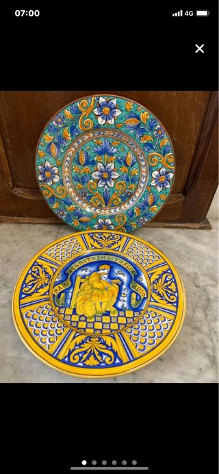 Portacandele in ottone vintage