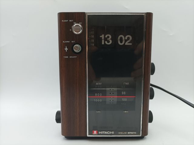 Reloj Despertador Flip Hitachi Vintage