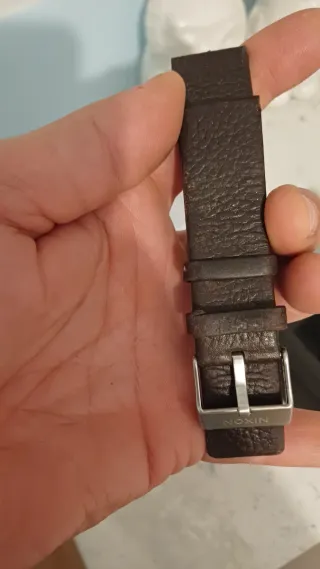 Reloj Nixon Analógico Negro y Plateado