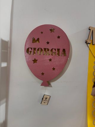 Lampada palloncino personalizzata .