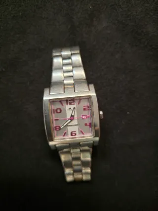 Reloj Lotus Plata y Rosa
