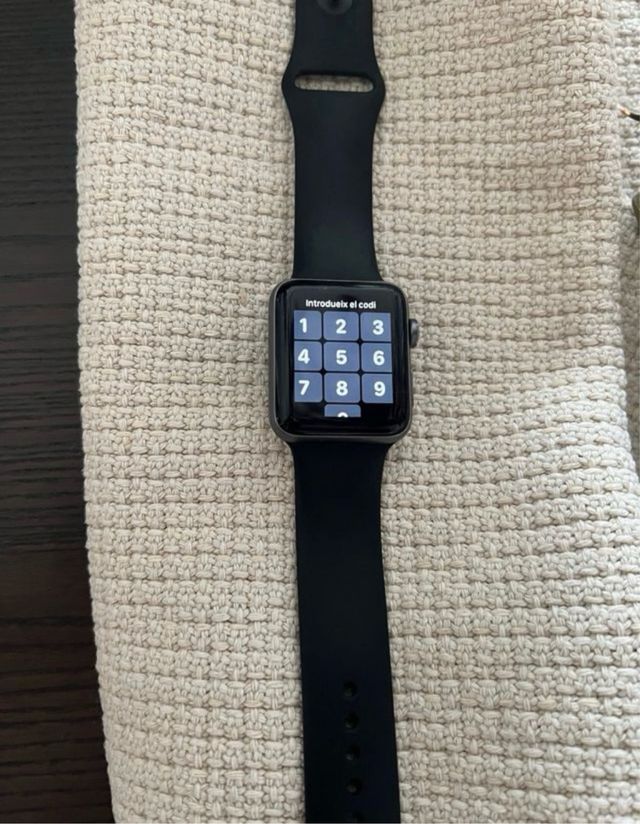 Apple Watch Negro/Plateado