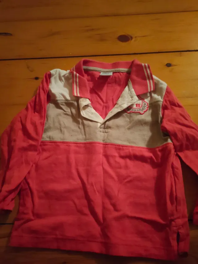 Camiseta polo manga larga niño/niña