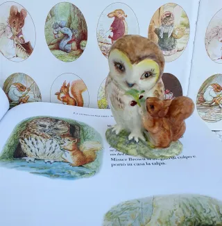 Statuina Beswick Beatrix Potter Old Mr. Brown