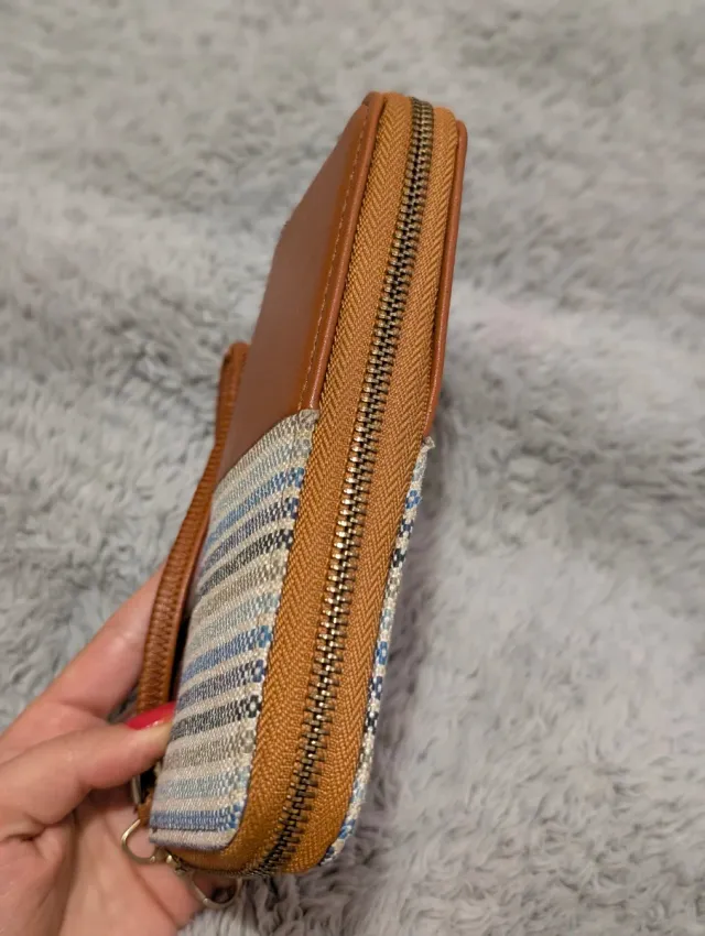 Cartera Greenwich Multicolor y Marrón