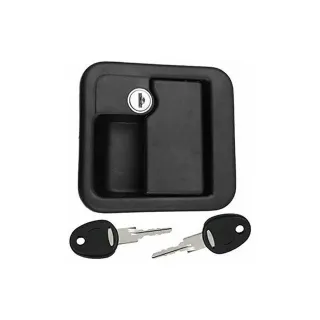 4 Cerraduras Negras para Baúl + Llaves