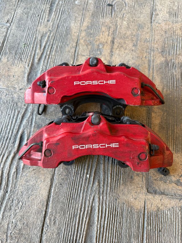 Pinzas Freno Brembo Z18 Porsche Rojas 6 pistones