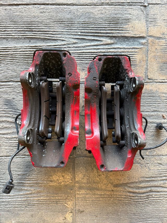 Pinzas Freno Brembo Z18 Porsche Rojas 6 pistones
