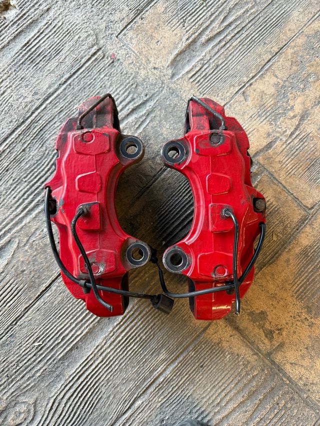 Pinzas Freno Brembo Z18 Porsche Rojas 6 pistones