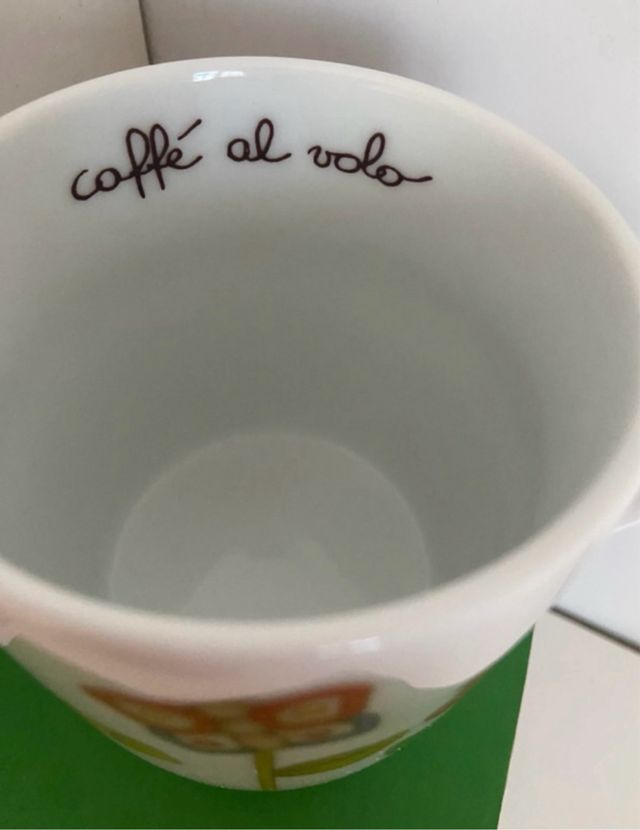 Tazza Thun Happy Country con farfalla