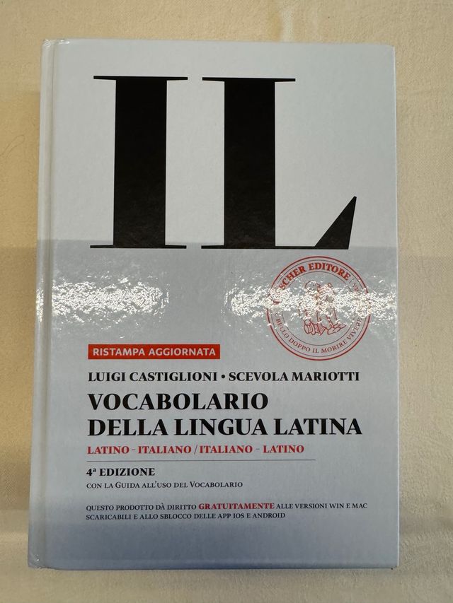 IL Vocabolario della lingua latina
