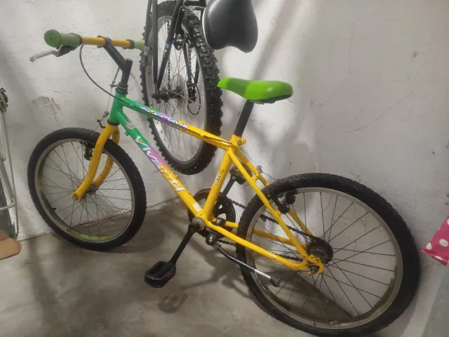 Bicicleta Infantil 20 Amarilla y Verde