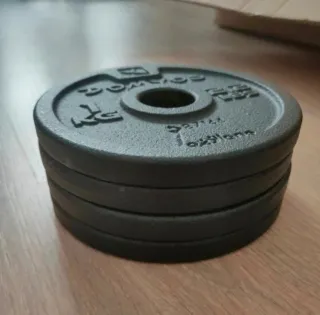 4 Discos de Peso 1 kg