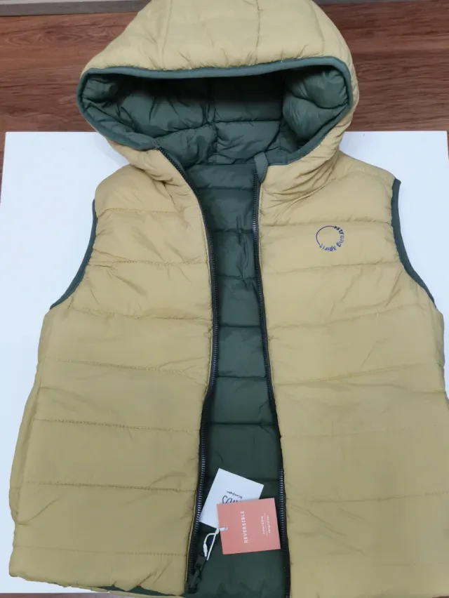 Chaleco reversible niños 9-10 años