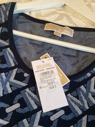 Vestito Michael Kors Blu/Bianco XXL