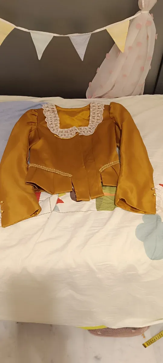 Corpiño Fallera Adulta Dorado