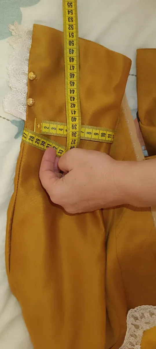 Corpiño Fallera Adulta Dorado