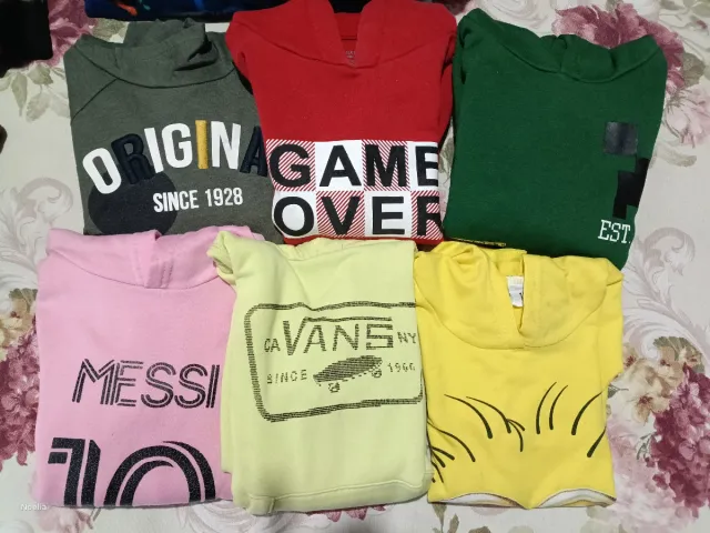 Lote 5 Sudaderas 5-6 Años
