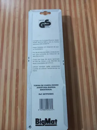 Tijeras de chapa 250mm BigMat