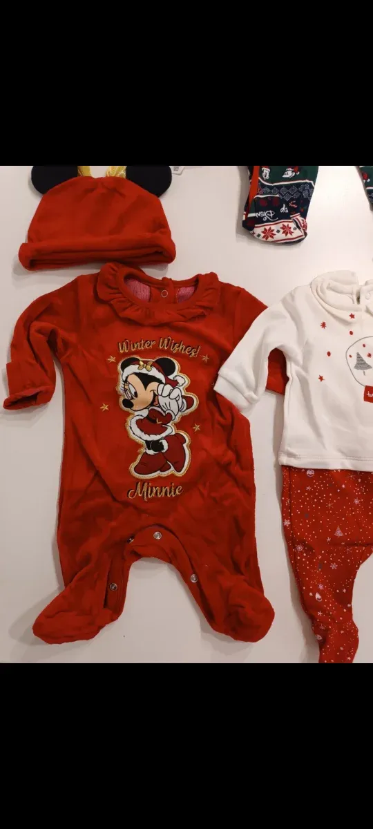 Lote Ropa Navidad Bebé 1-3 Meses