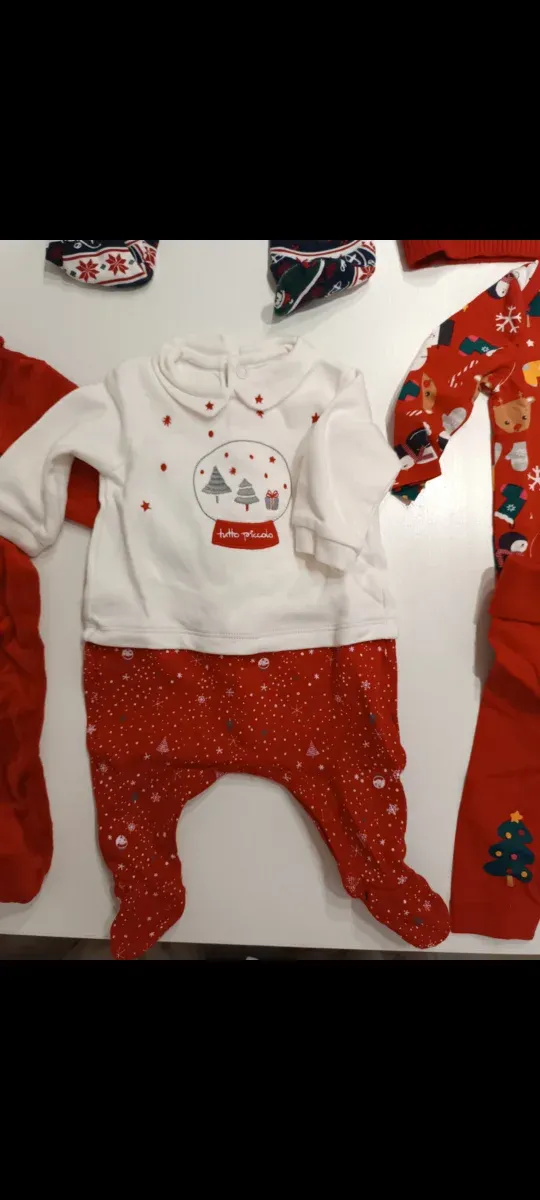 Lote Ropa Navidad Bebé 1-3 Meses