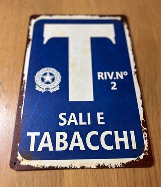 Insegna Metallica Sali e Tabacchi