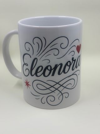 Tazza Eleonora con cuore rosso