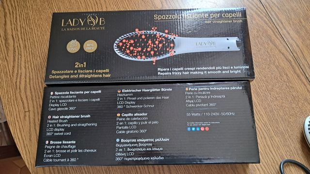 Spazzola Lisciante Lady B 2in1