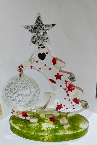 Alberelli di Natale decorati