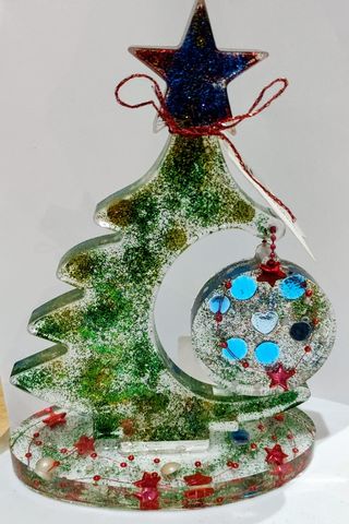 Alberelli di Natale decorati