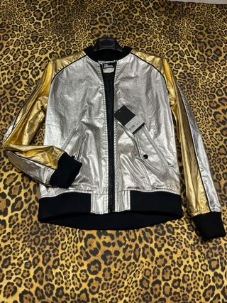 Bomber The Kooples Plata y Dorado