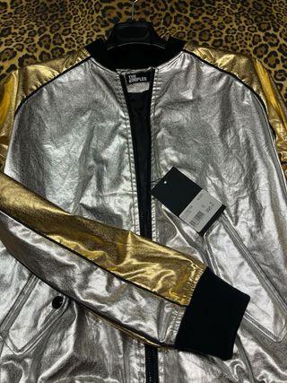 Bomber The Kooples Plata y Dorado