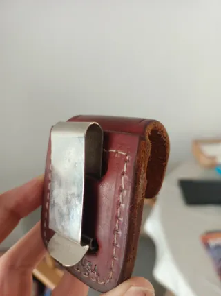 Funda de cuero para mechero Zippo Original