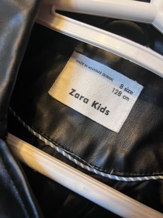 Giacca nera per bambini Zara Taglia S