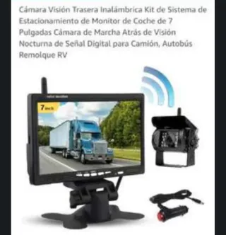 Kit Cámara Visión Trasera Inalámbrica 7