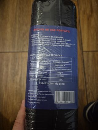 Estufa Portátil de Gas MAXWORK