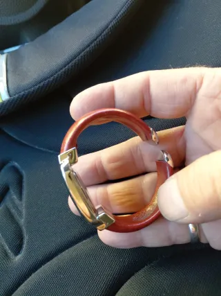 Orologio TERNER donna acciaio e pelle rossa