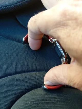 Orologio TERNER donna acciaio e pelle rossa