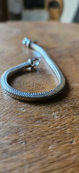 Bracciale snake in argento