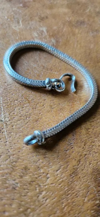 Bracciale snake in argento