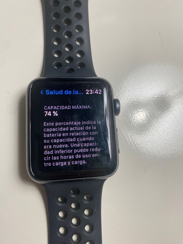 Apple Watch 3 Nike+ 44mm 74% batería 
