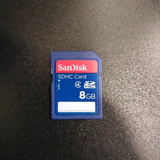 Scheda SDHC SanDisk 8GB