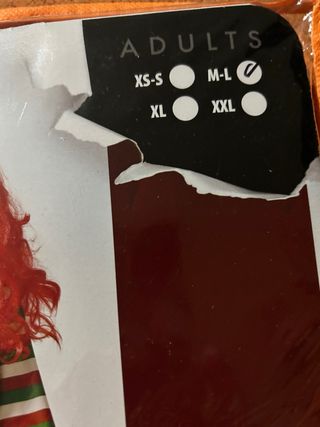 Disfraz + peluca Chucky Mujer Halloween Talla M