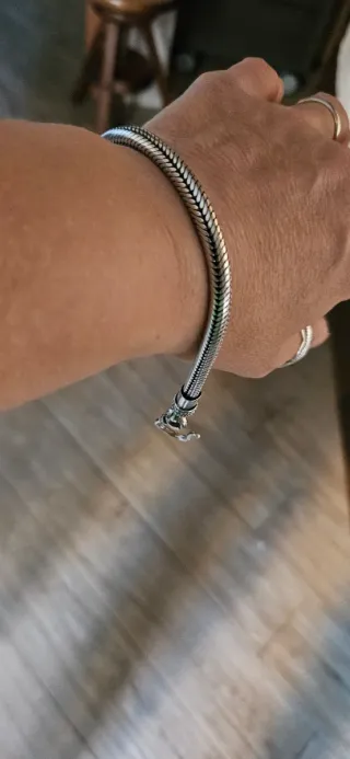 Bracciale snake in argento
