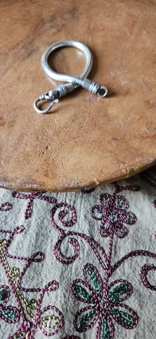 Bracciale snake in argento