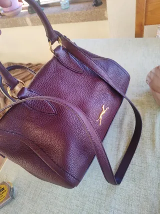 Bolso Longchamp Morado Piel