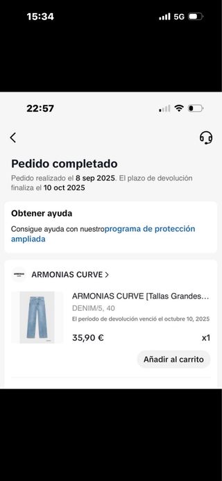 Pantalón vaquero ancho recto azul