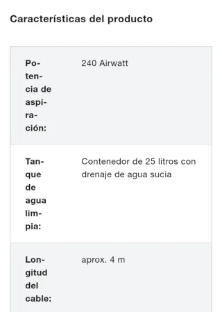 Aspirador Parkside Seco/Húmedo